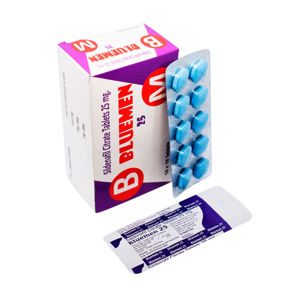 Bluemen 25 (Sildenafil 25mg) Tablets