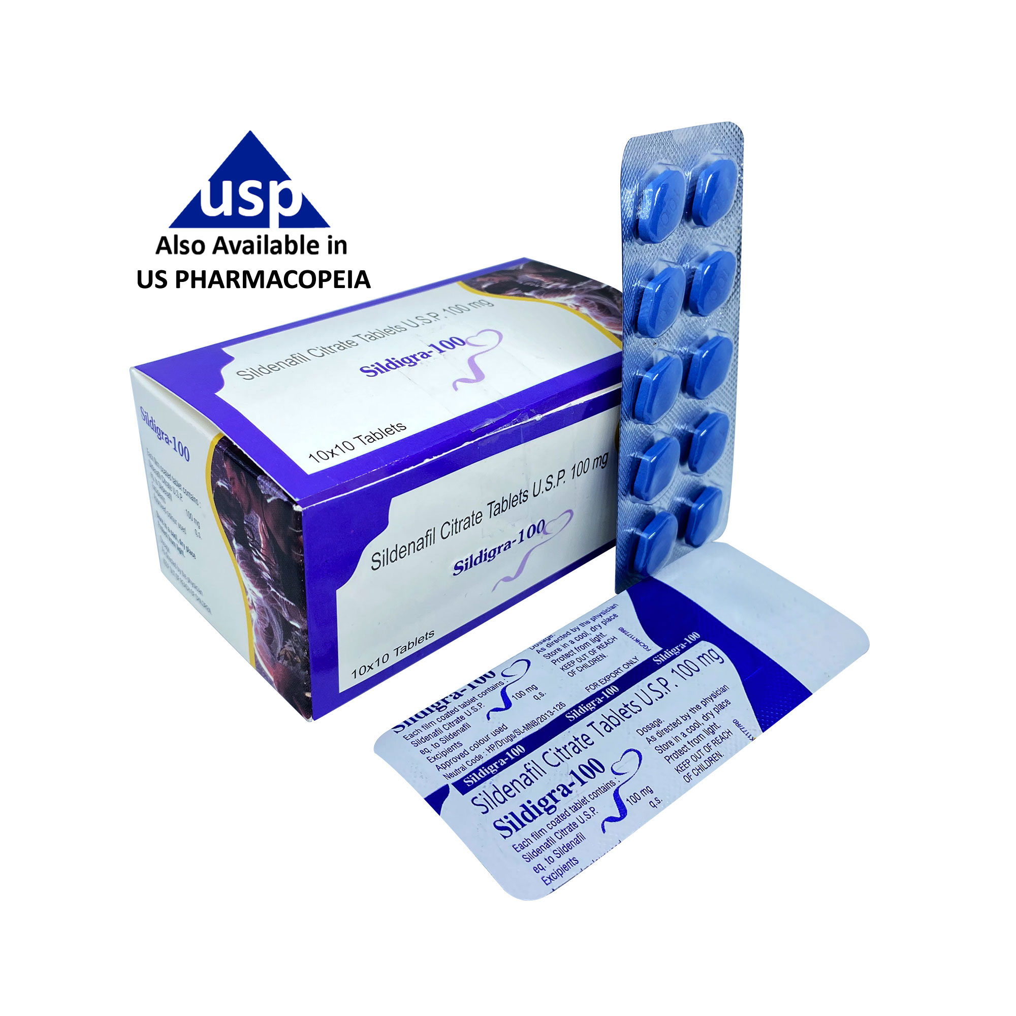 Sildigra 100 (Sildenafil Citrate 100mg) Tablets