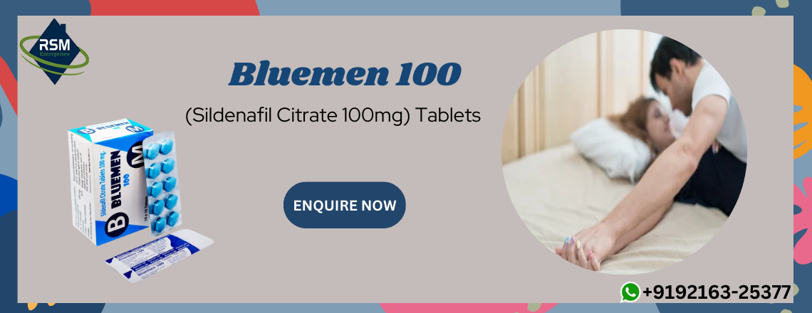 Bluemen 100: Accelerate Recovery from Erectile Dysfunction with Oral Solution