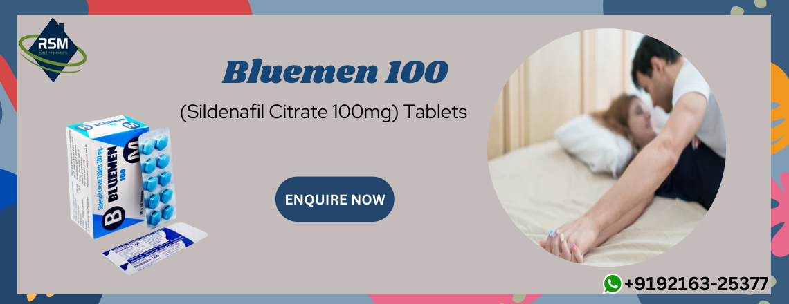 Bluemen 100: Accelerate Recovery from Erectile Dysfunction with Oral Solution