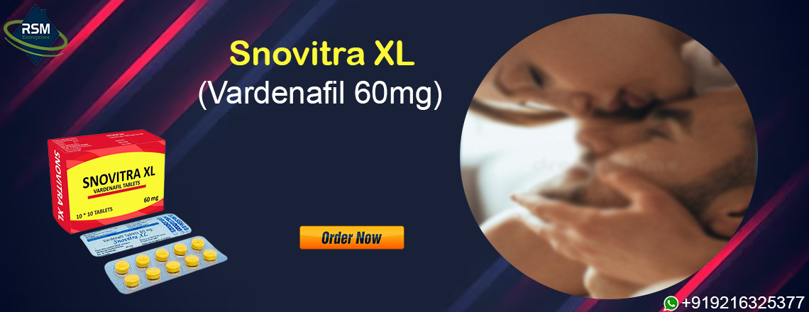Enhance Sensual Functioning and Pleasure in Men with Snovitra XL