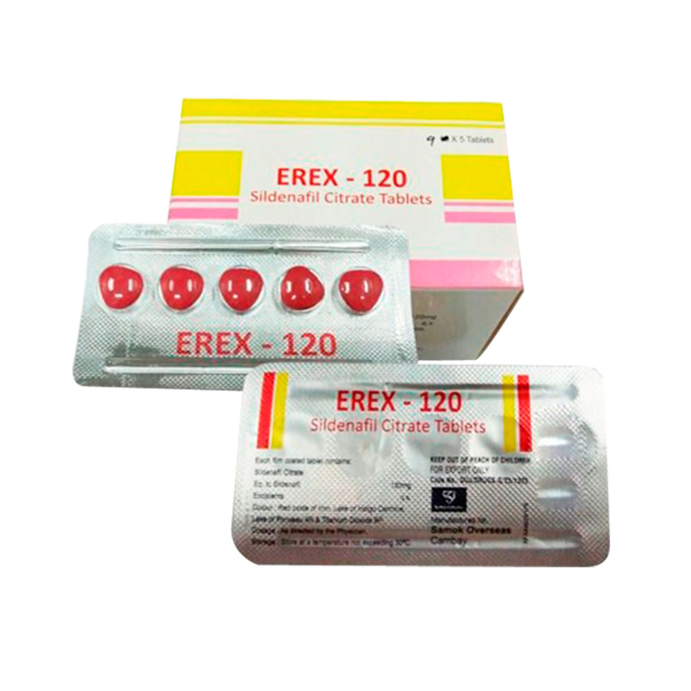 Erex 120 (Sildenafil citrate 120mg) Tablets