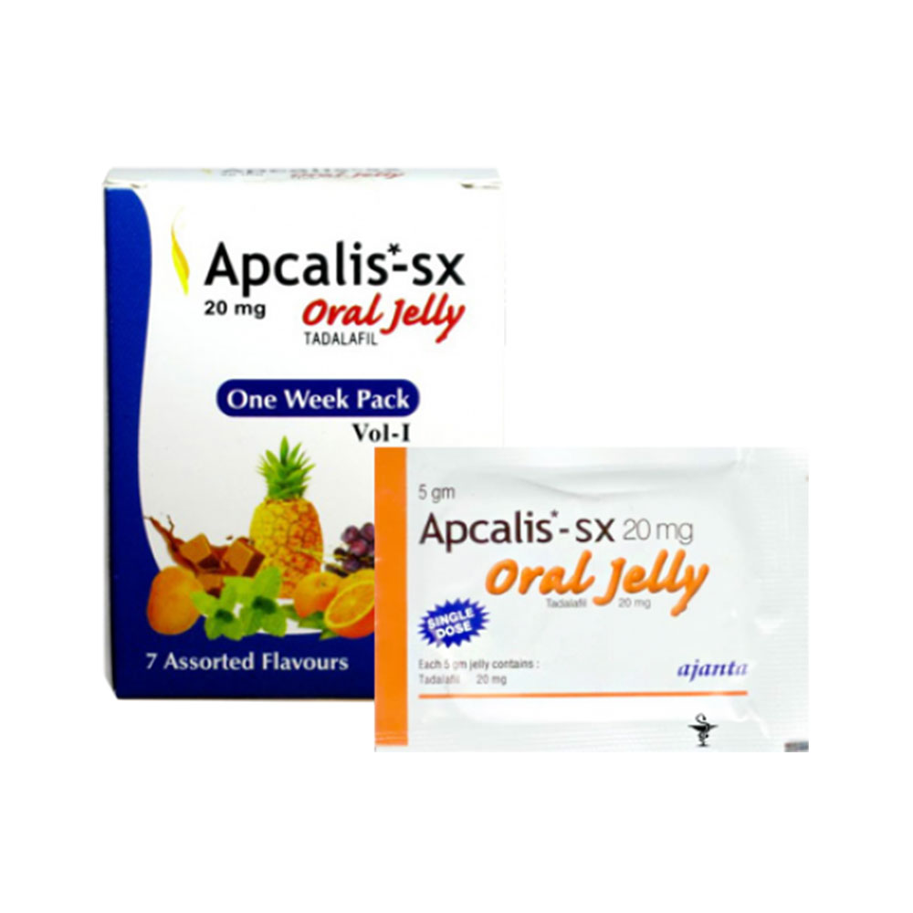 Apcalis SX Jelly (Tadalafil 20mg) Tablets