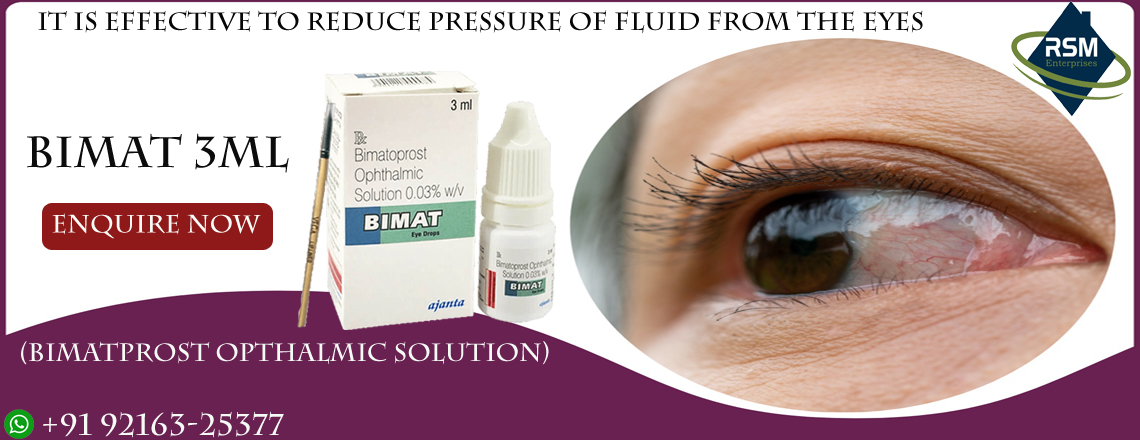 Treat Glaucoma with an Effective Medicine – Bimat 3ml