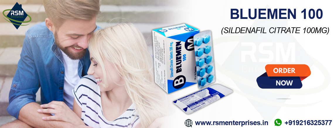 A Solution to Revitalize Your Sensual Health with Ease With Bluemen 100mg