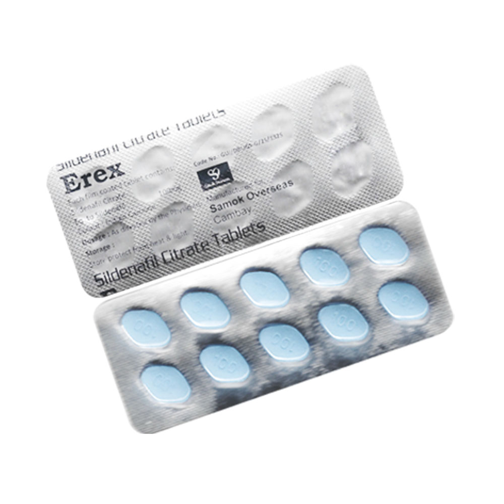 Erex 100mg (Sildenafil 100mg) Tablets