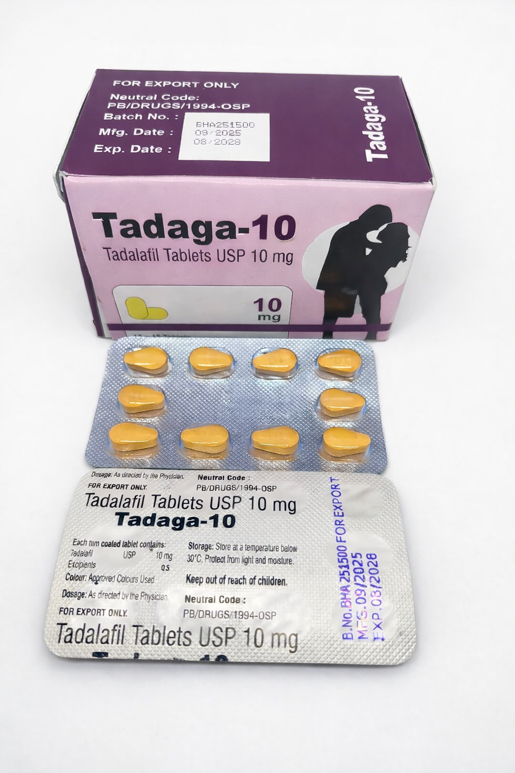 Tadaga 10 (Tadalafil 10mg) Tablets
