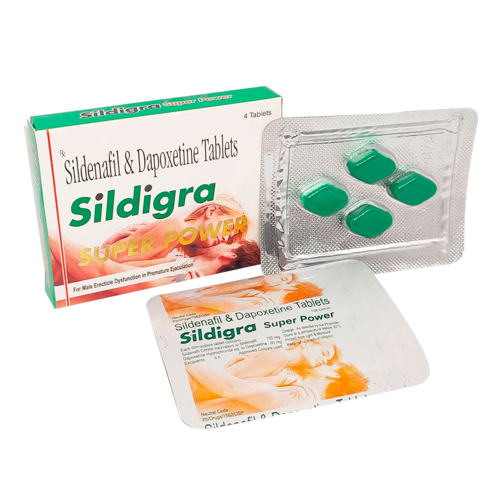 Sildigra Super Power (Sildenafil 100mg + Dapoxetine 60mg)