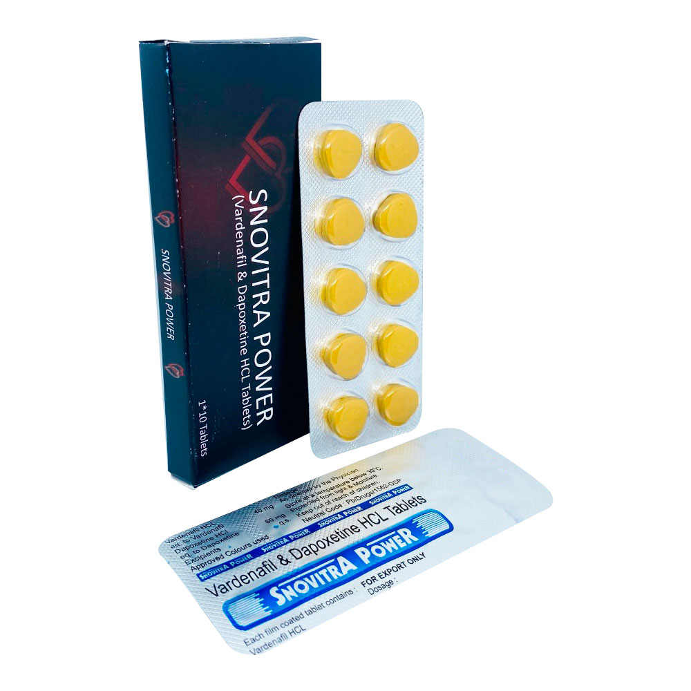 Snovitra Power (Dapoxetine 60mg + Vardenafil 40mg)