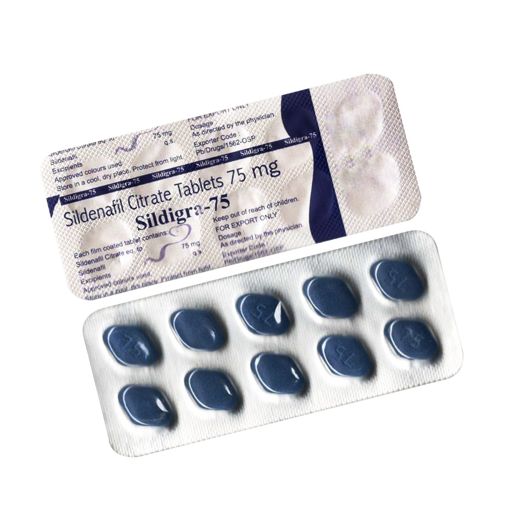 Sildigra 75 mg (Sildenafil 75 mg) Tablets