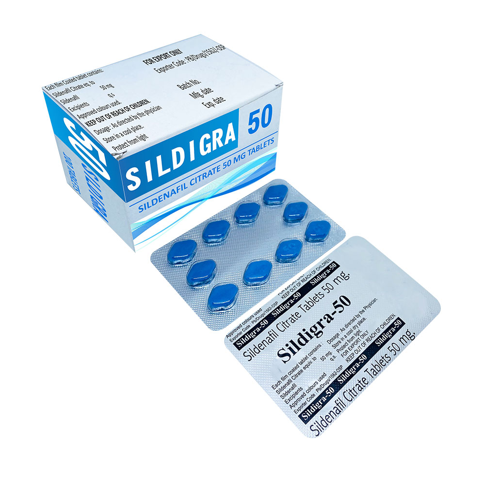 Sildigra 50 (Sildenafil Citrate 50mg) Tablets