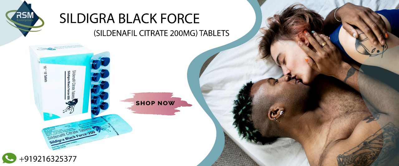 Stay in Bed for Longer Using Sildigra Black Force