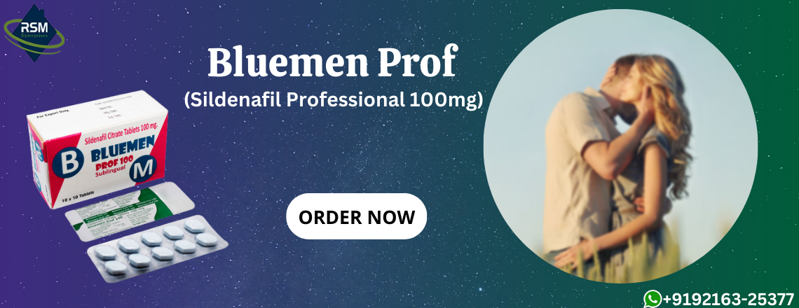 Bluemen Prof: An Effective Solution for Enhancing Erectile Function