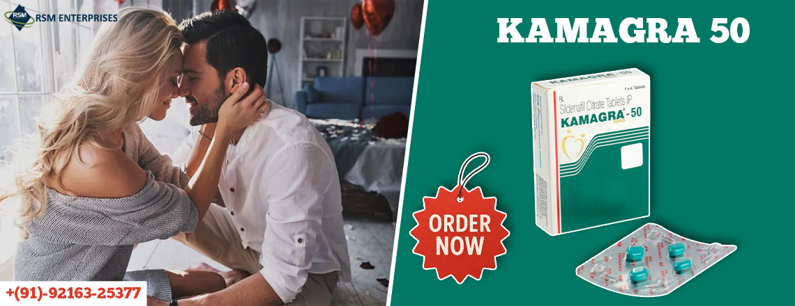 Power-Pack Medication to fix Erection failure With Kamagra 50mg