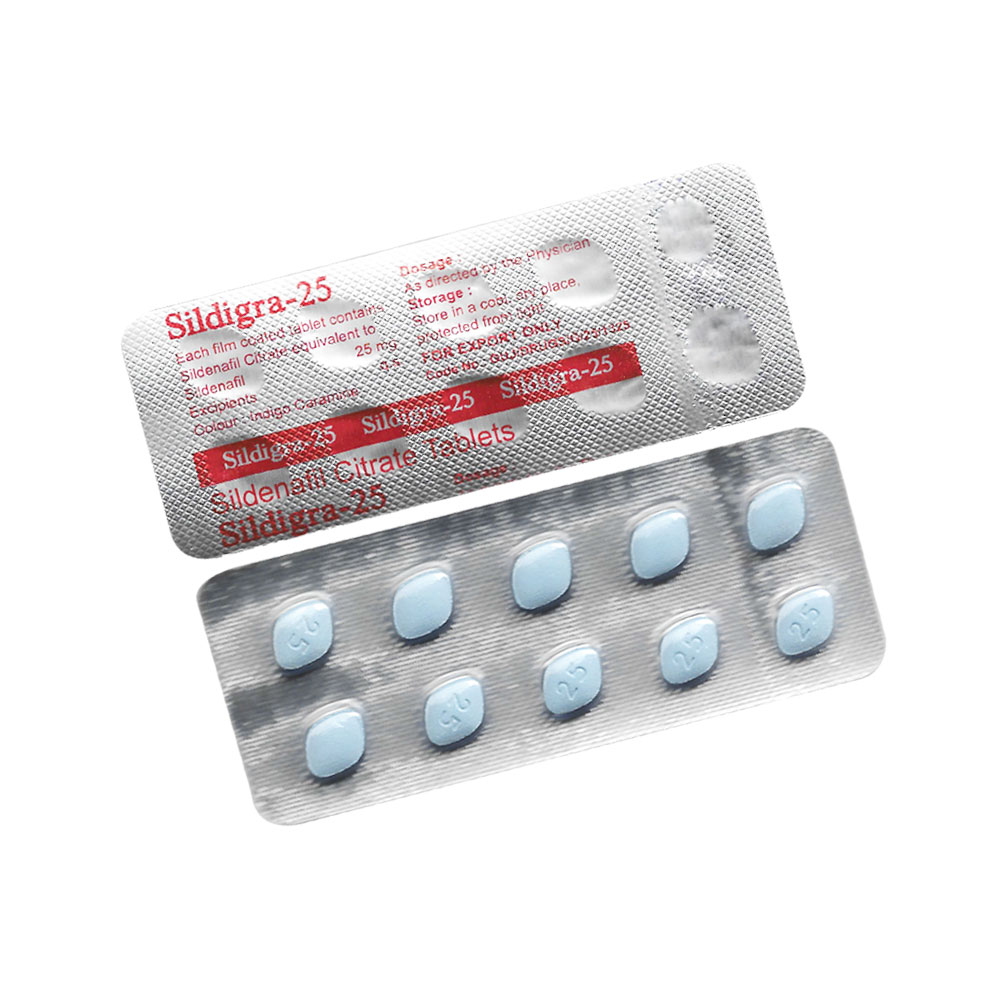 Sildigra 25 (Sildenafil Citrate 25mg) Tablets