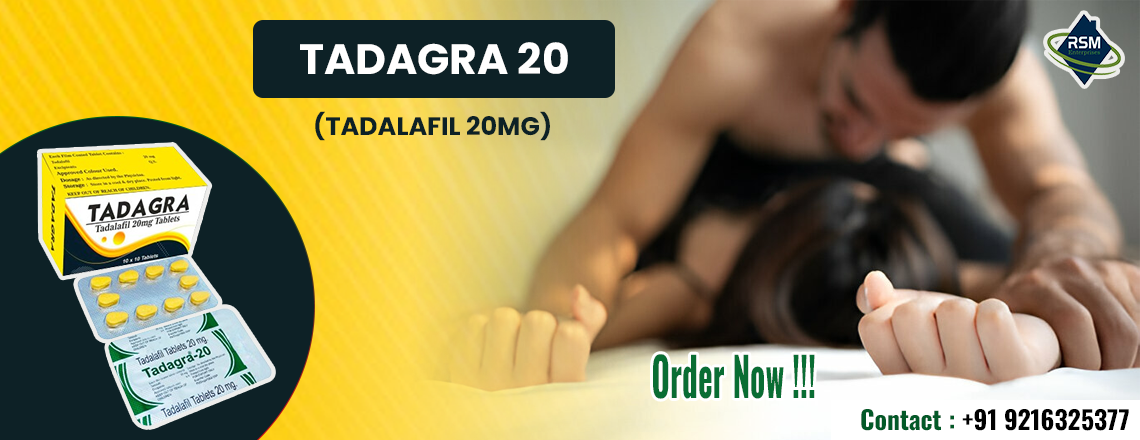 Manage ED Issues Efficiently with Tadagra 20mg