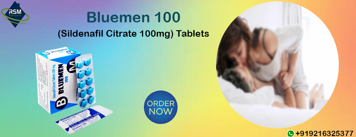 For Stronger Erections Use Bluemen 100