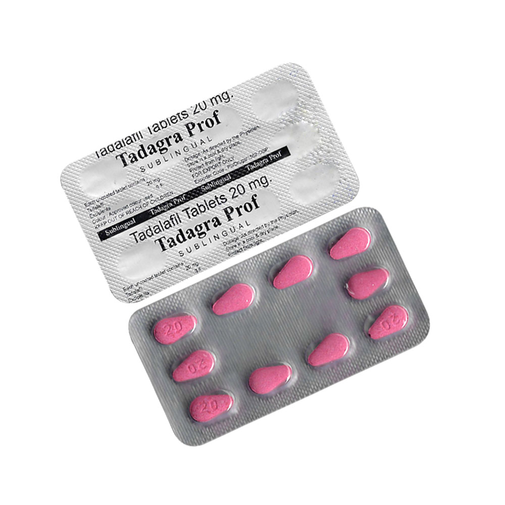 Tadagra Prof (Tadalafil 20mg Professional) Tablets