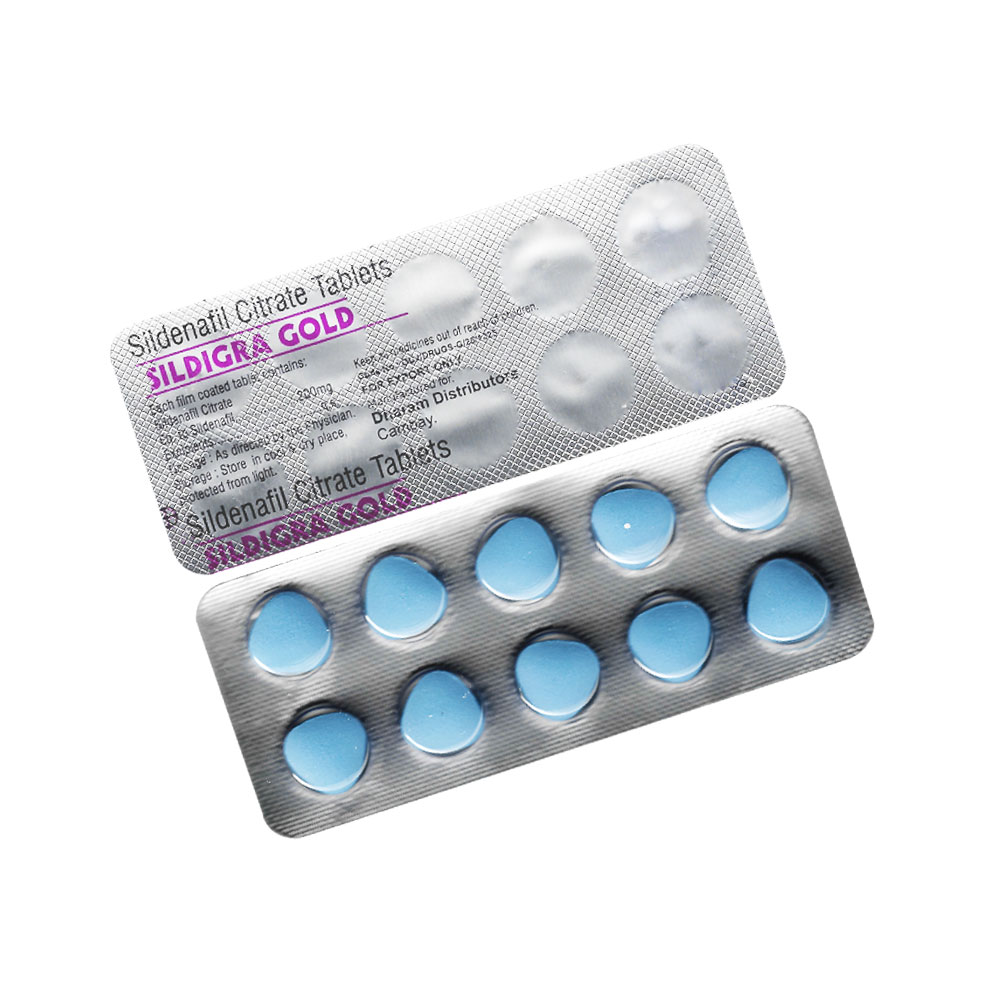 Sildigra Gold (Sildenafil Citrate 200mg) Tablets