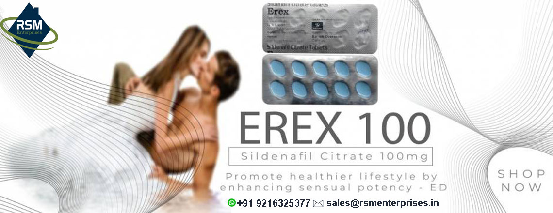 Treat Sensual Capacity Issues in Men with Erex 100mg