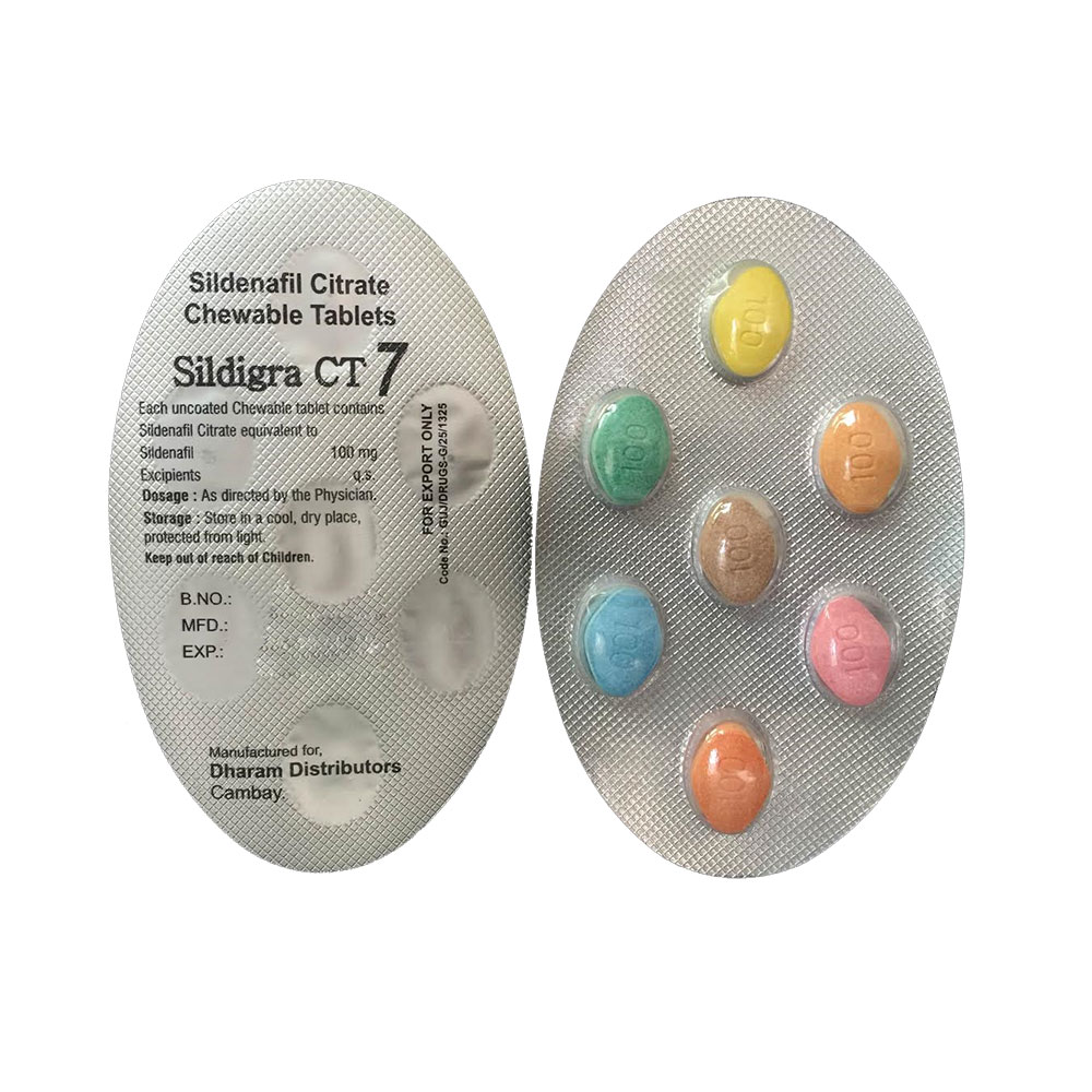 Sildigra CT 7 Tablets (Sildenafil Citrate 100mg)