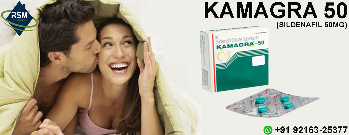 Resolve Overall Sensual Potency To Maintain Erectile Health With Kamagra 50mg