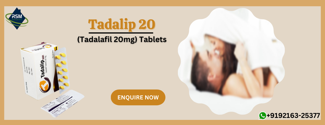 For a Long-standing Erection Use Tadalip 20mg