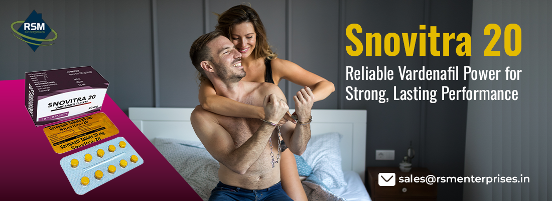 Exploring The Treatment Options for Impotence With Snovitra 20mg