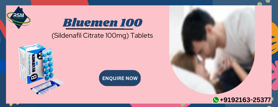 Boost Low Sensual Drive Using Bluemen 100mg