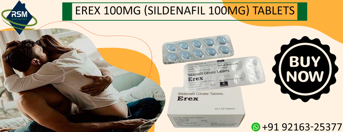 Improve Erectile Dysfunction Issue Using Erex 100