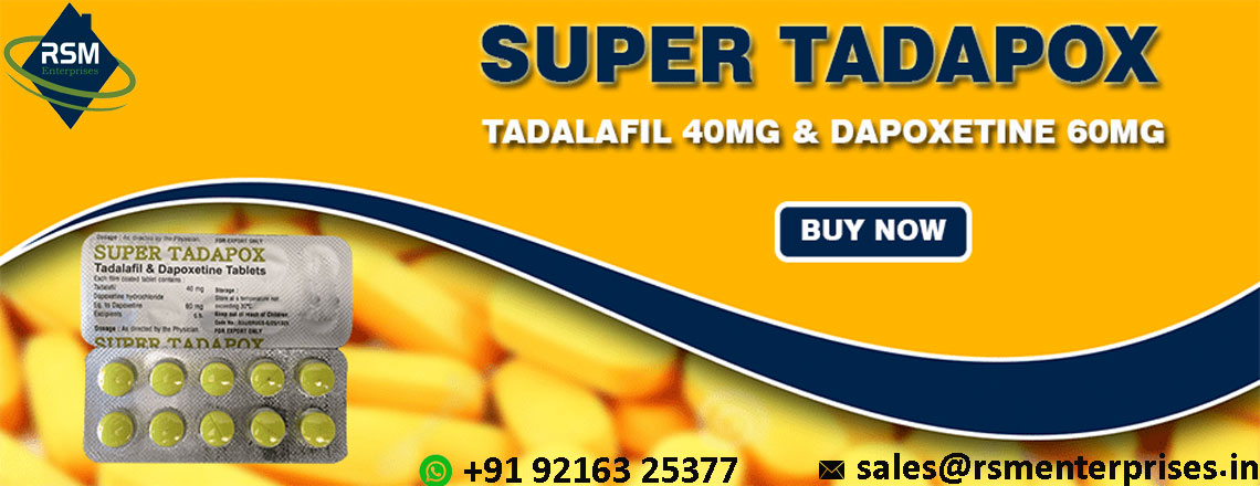 Super Tadapox: Booster medicine for weak sensual life