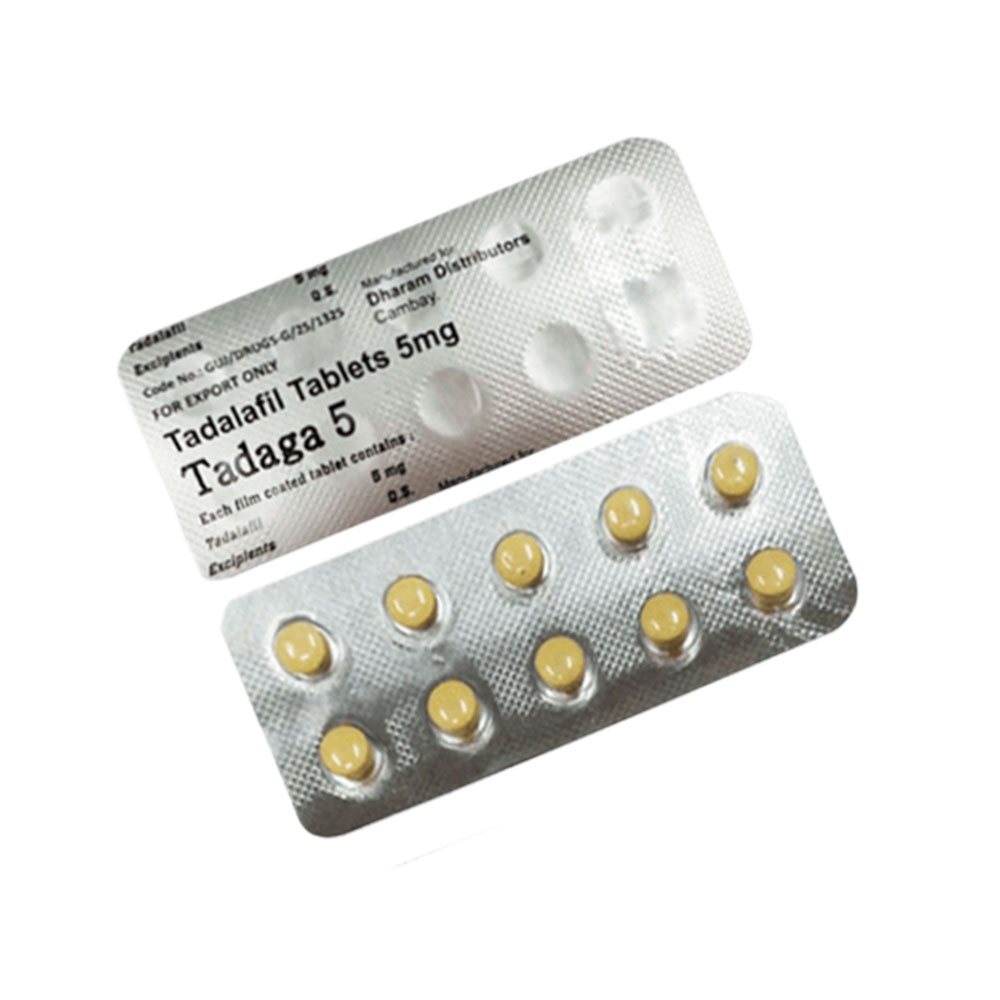 Tadaga 5 (Tadalafil 5mg) Tablets
