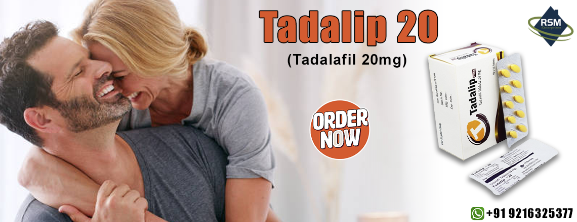 An Influential Remedy to Give a Boost to Sensual Potency With Tadalip 20mg