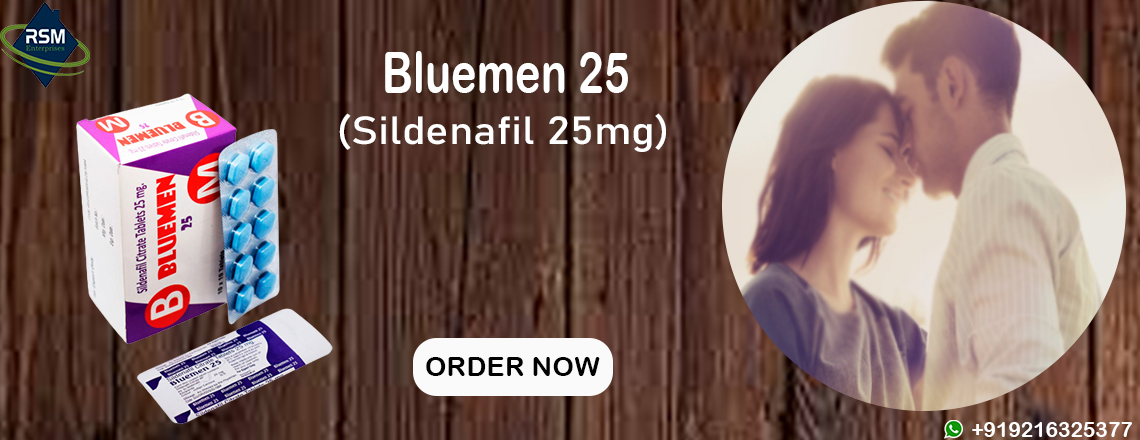 Bluemen 25: A Medicine Used to Treat Male Erection Issues