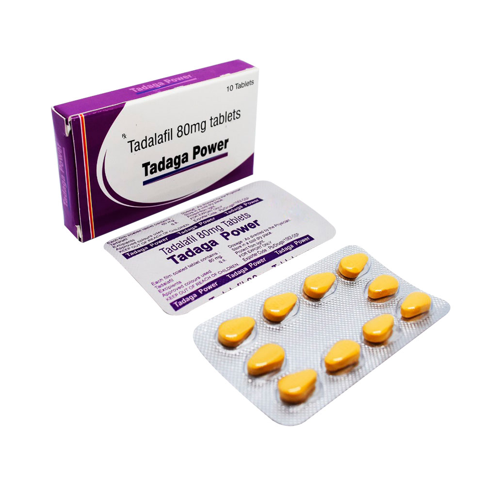 Tadaga Power Tablets (Tadalafil 80mg)