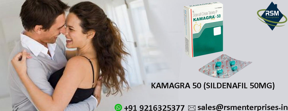 Handle Your Erectile Functioning Easily With Kamagra 50mg