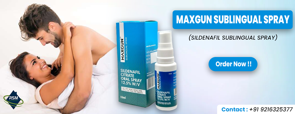 Maxgun Sublingual Spray: An Efficient Solution to Fight ED and Boost Men's Confidence