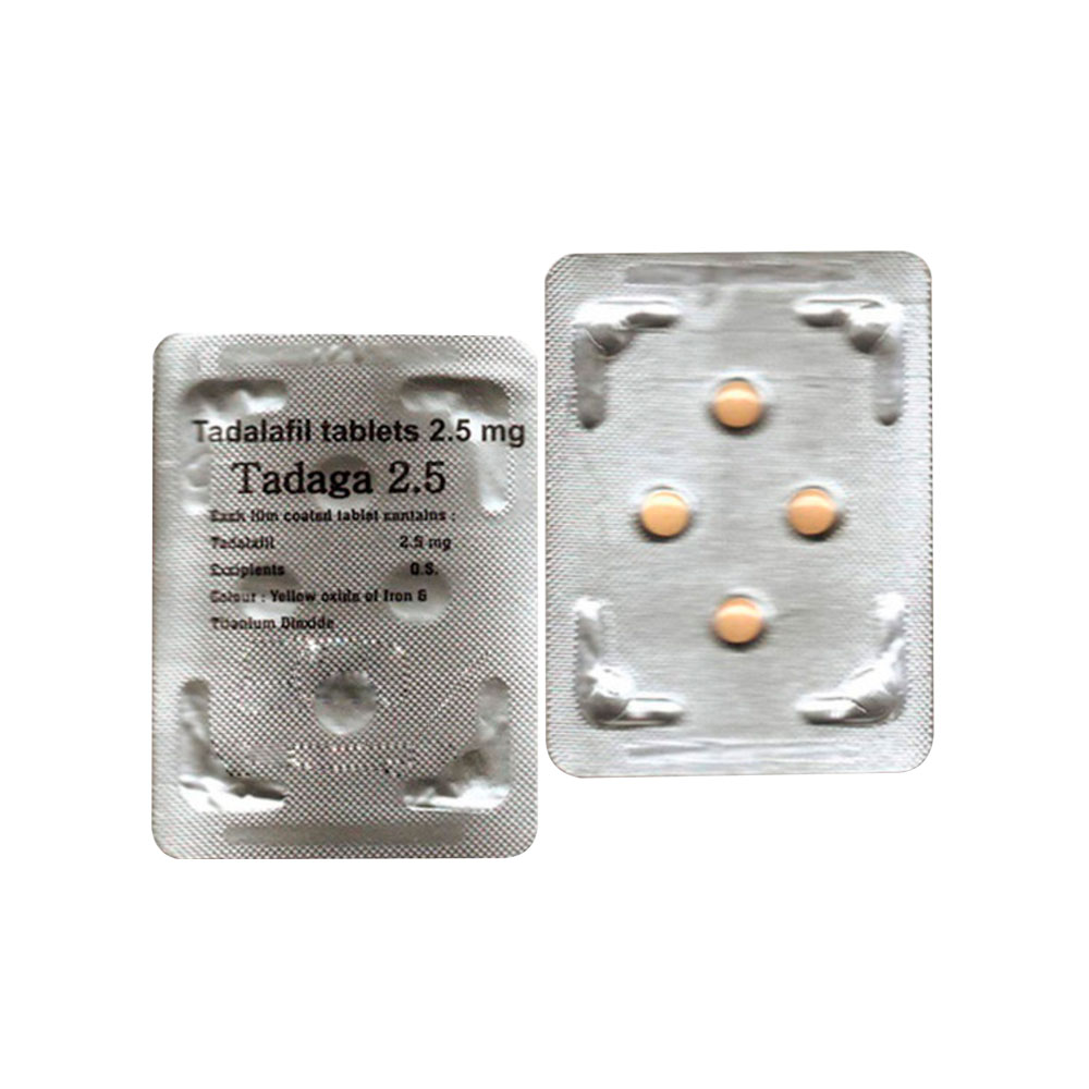 Tadaga 2.5 (Tadalafil 2.5mg)