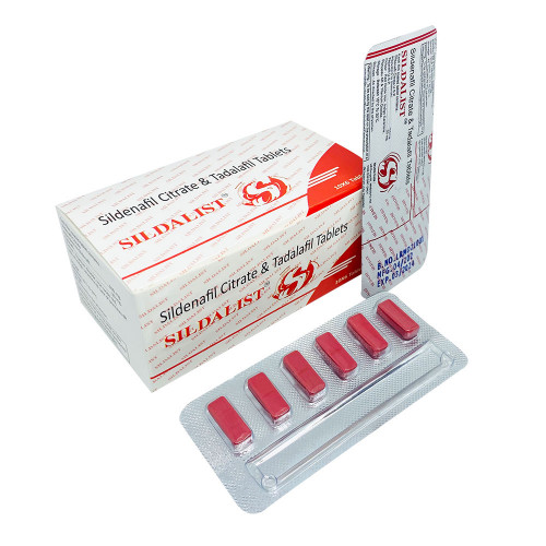 Sildalist 120mg (Sildenafil Citrate 100mg + Tadalafil 20mg)