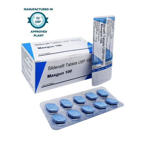 Maxgun 100mg (Sildenafil Citrate) Tablets